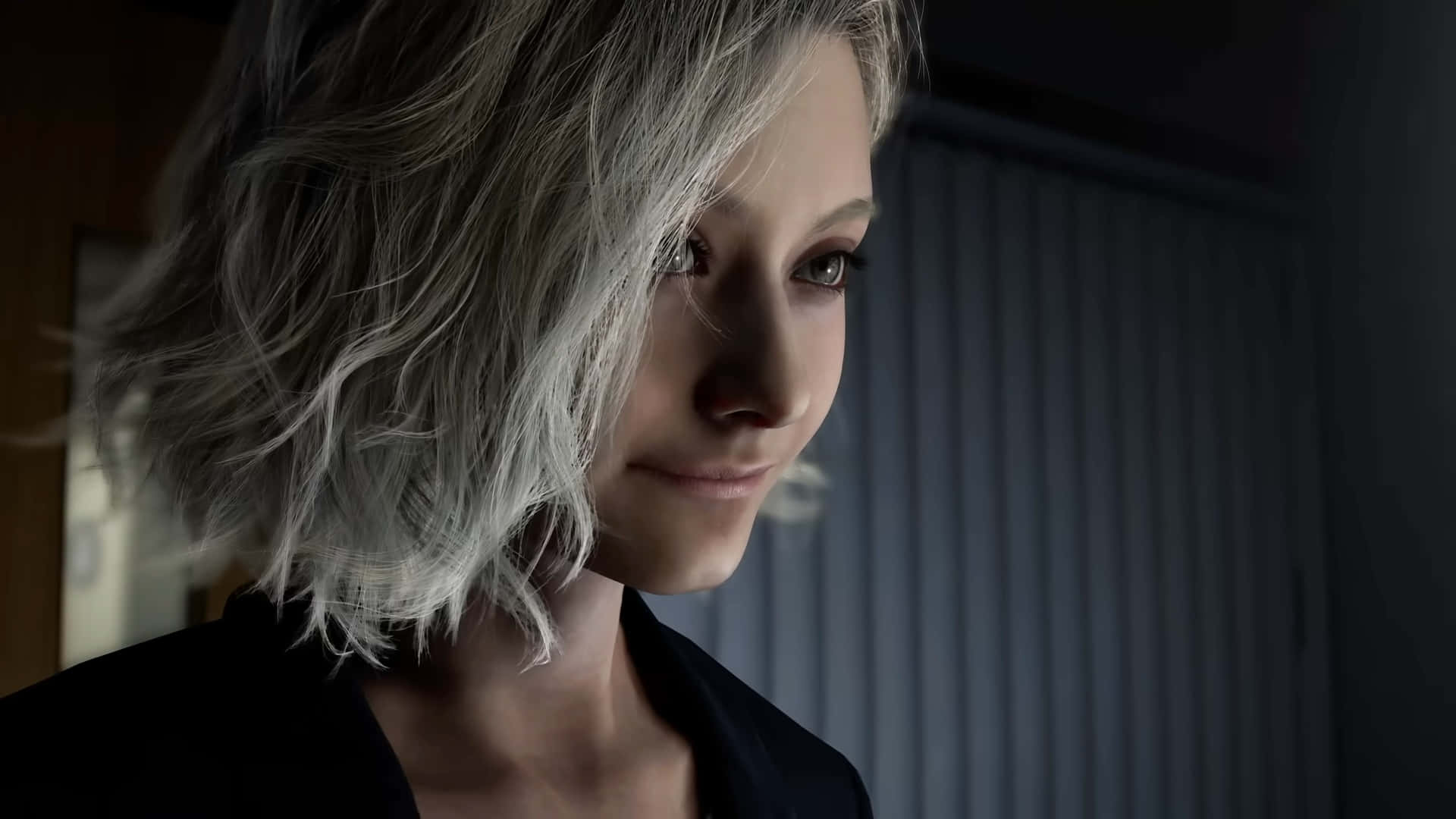 Resident Evil Requiem, woman, silver bob hair, Full HD Desktop Wallpaper