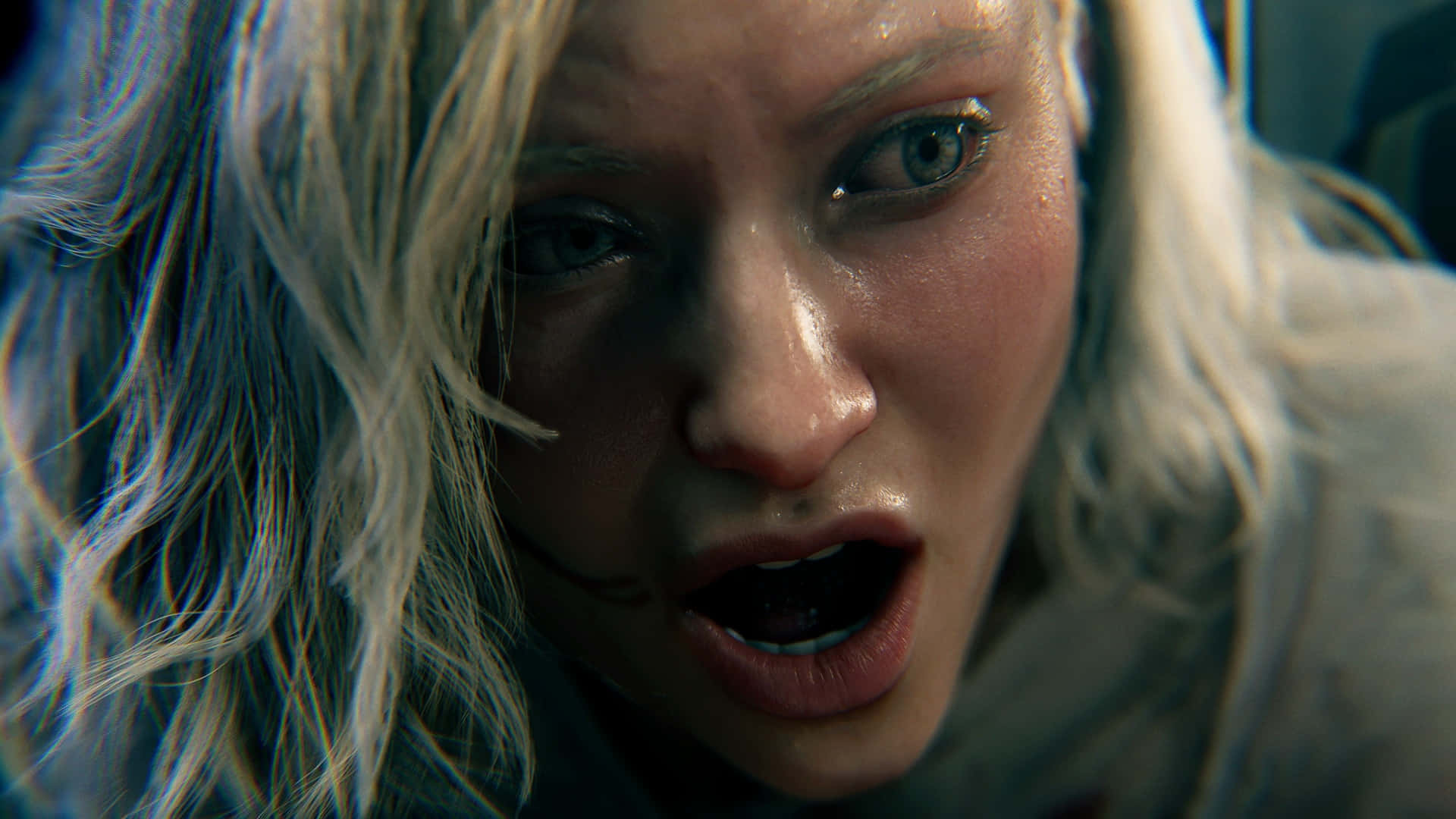 Resident Evil Requiem, woman, wet blonde hair, Full HD Desktop Wallpaper