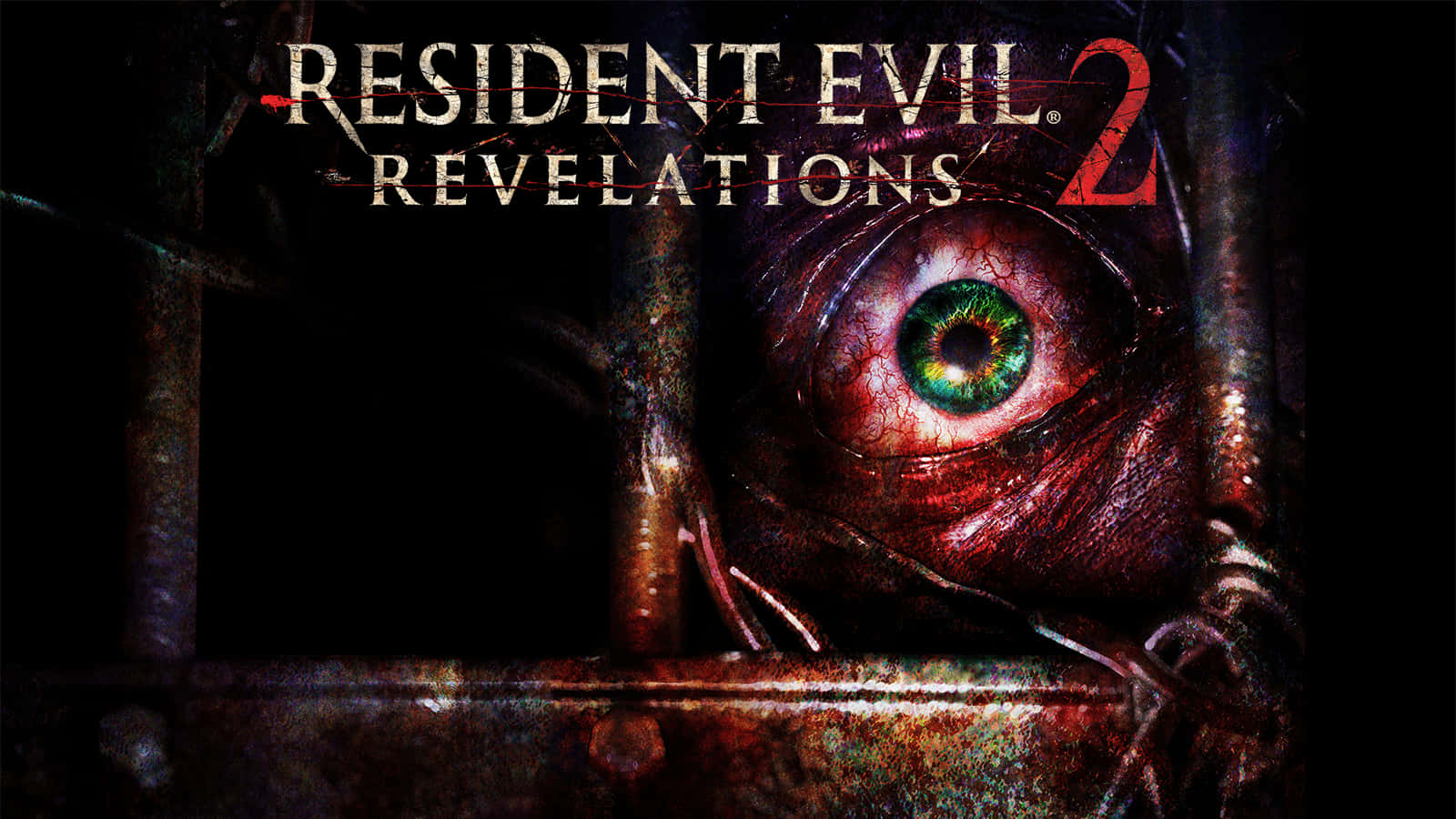 Resident Evil Revelations 2, grotesque, bloodshot green eye, HD Desktop Wallpaper