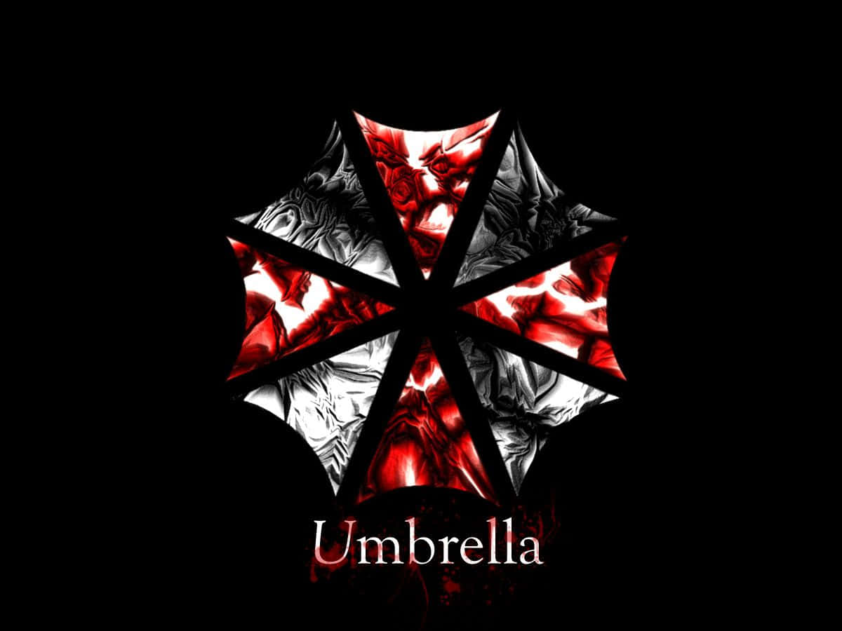 Umbrella Corporation, Resident Evil, red and black, SD Desktop Wallpaper