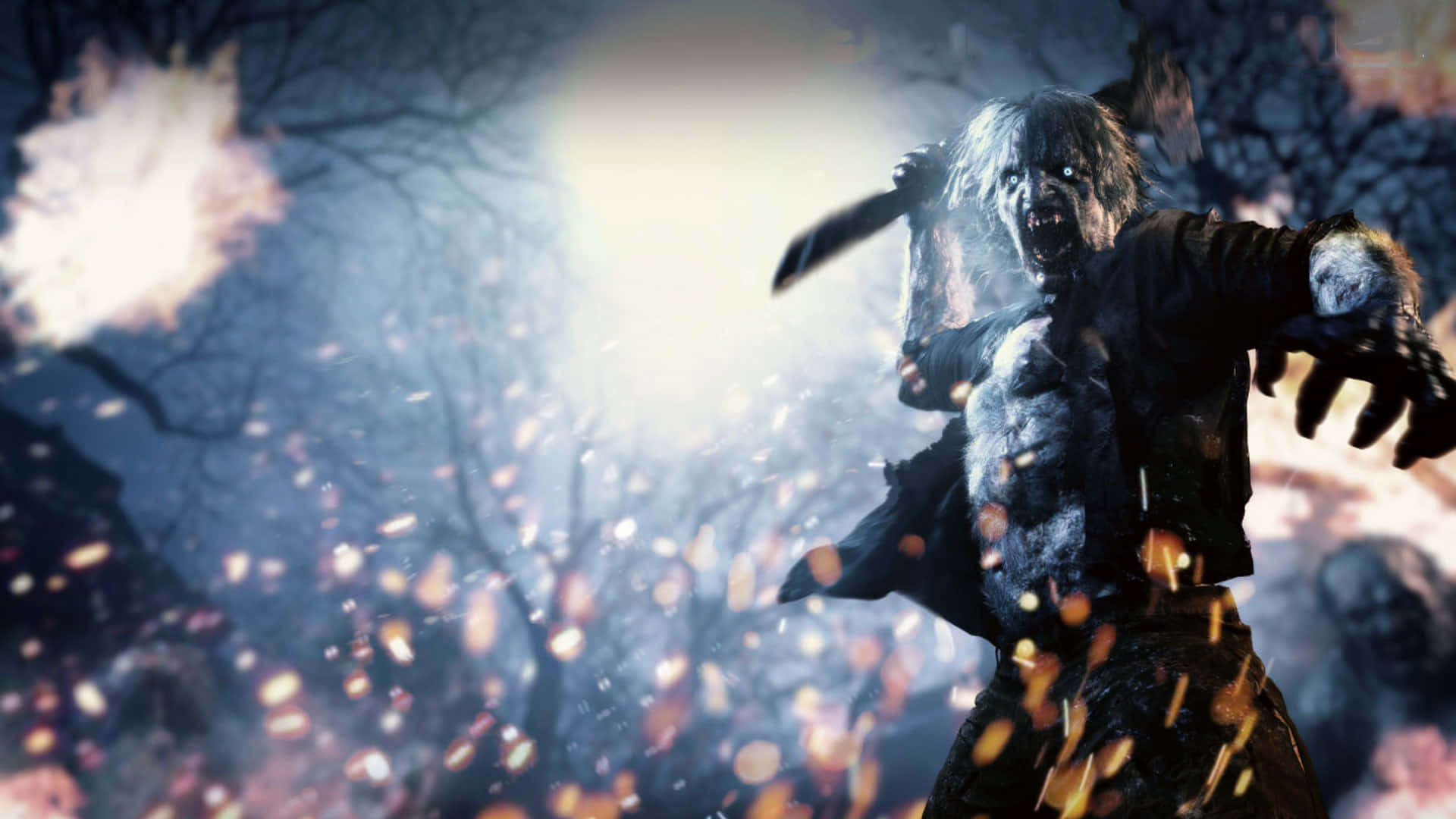 Resident Evil Village, werewolf, blade, Full HD Desktop Wallpaper