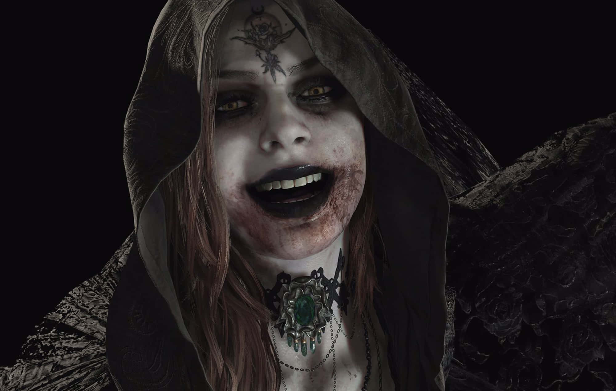 Resident Evil Village, woman, pale skin, Full HD Desktop Wallpaper