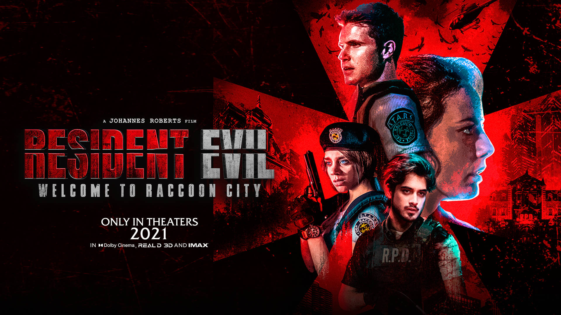Resident Evil Welcome To Raccoon City, Raccoon City, zombie apocalypse, Full HD Desktop Wallpaper