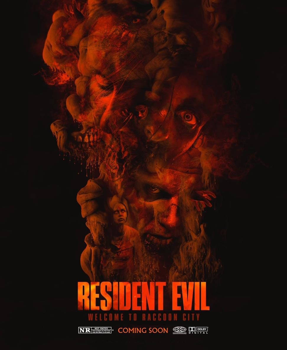 Resident Evil Welcome to Raccoon City, zombie collage, grotesque, SD Phone Wallpaper