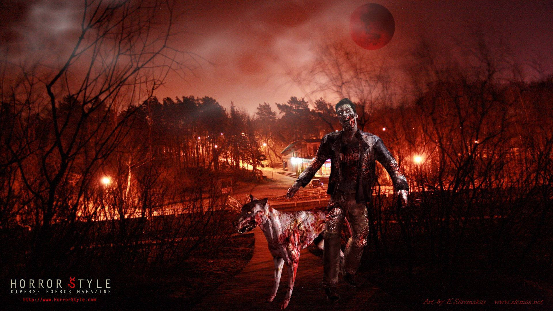 Resident Evil, zombie, dog, Full HD Desktop Wallpaper