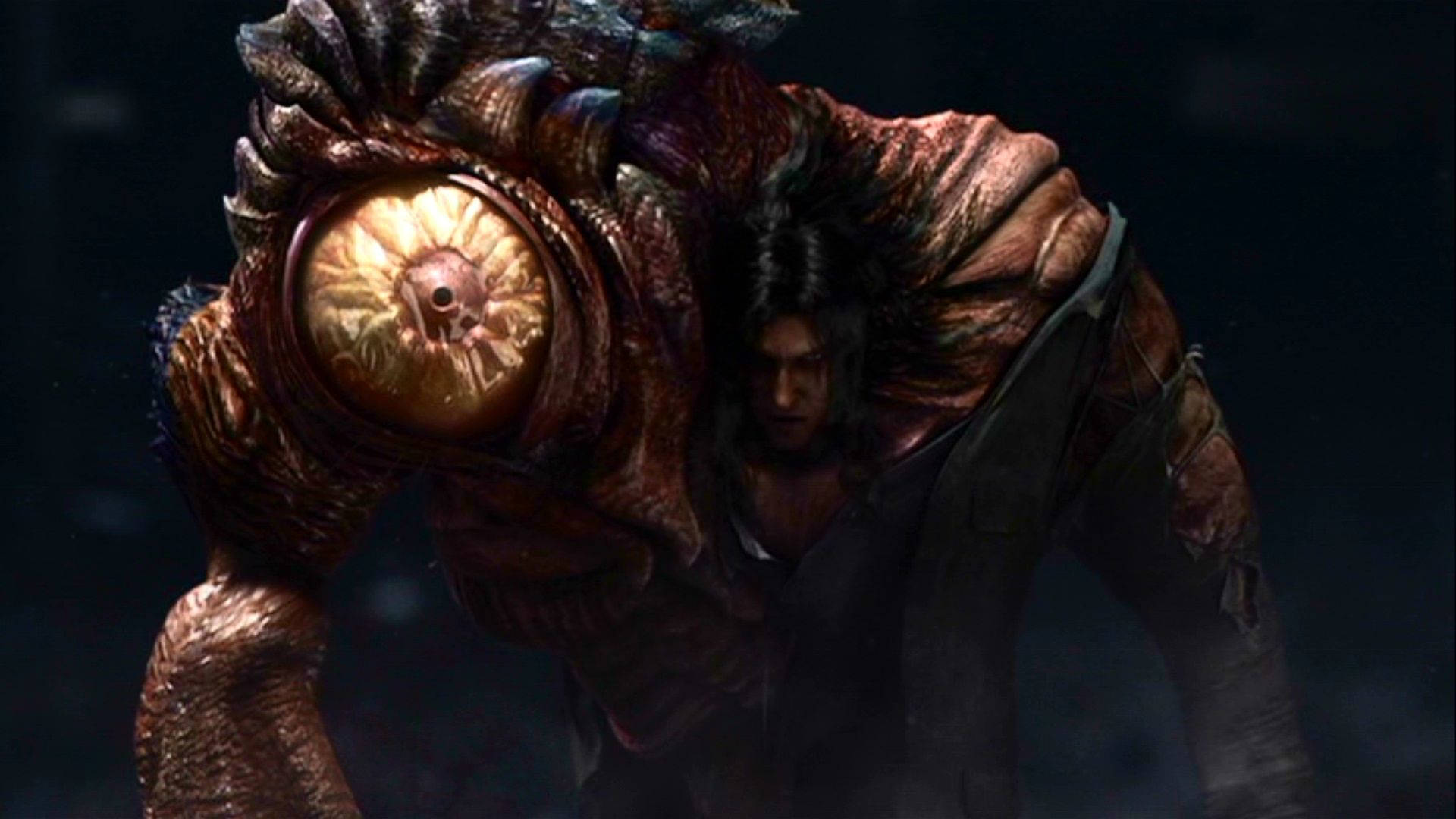 Resident Evil, zombie, giant pulsating golden eye, Full HD Desktop Wallpaper