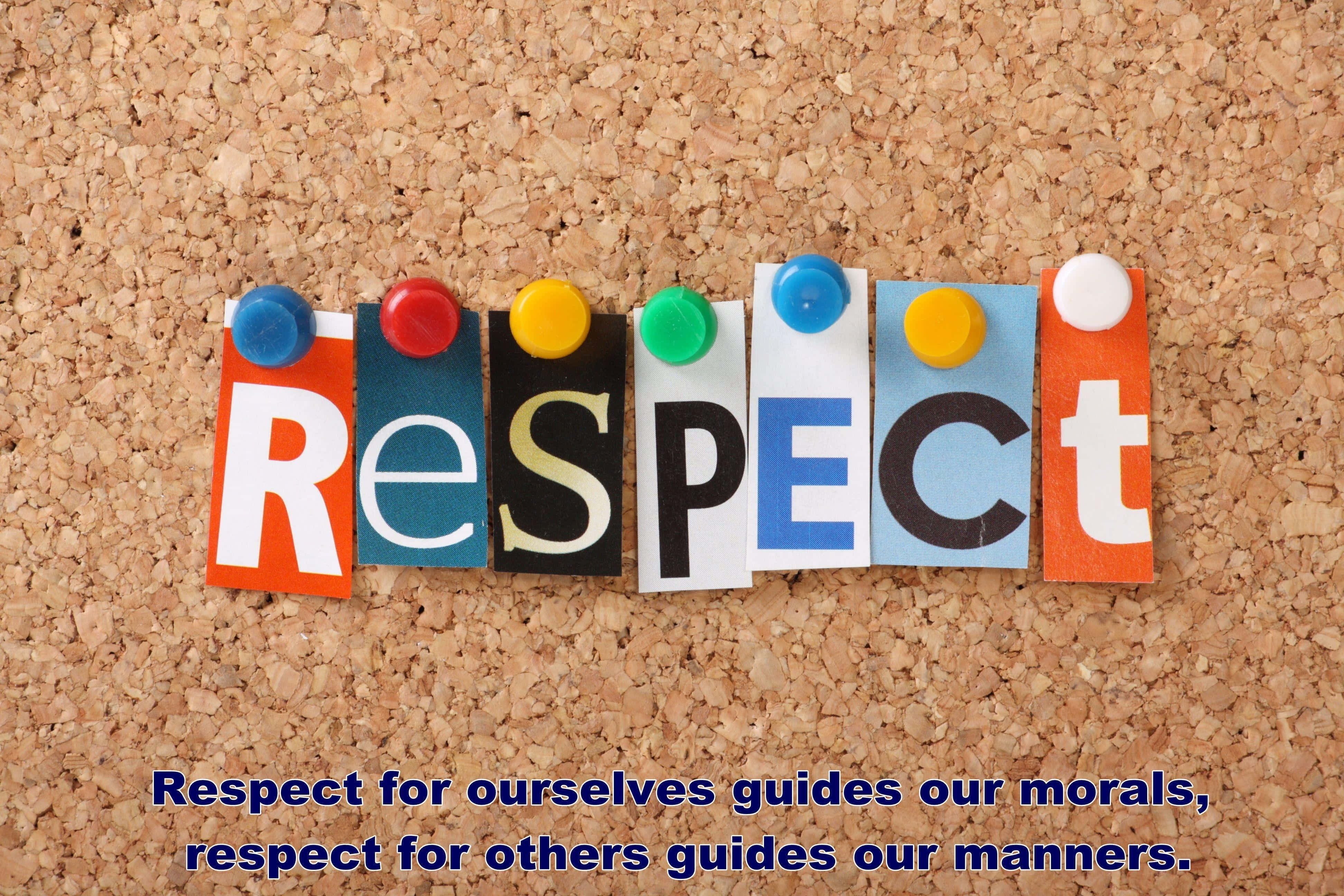 Respect, corkboard, colored pushpins, 4K Desktop Wallpaper