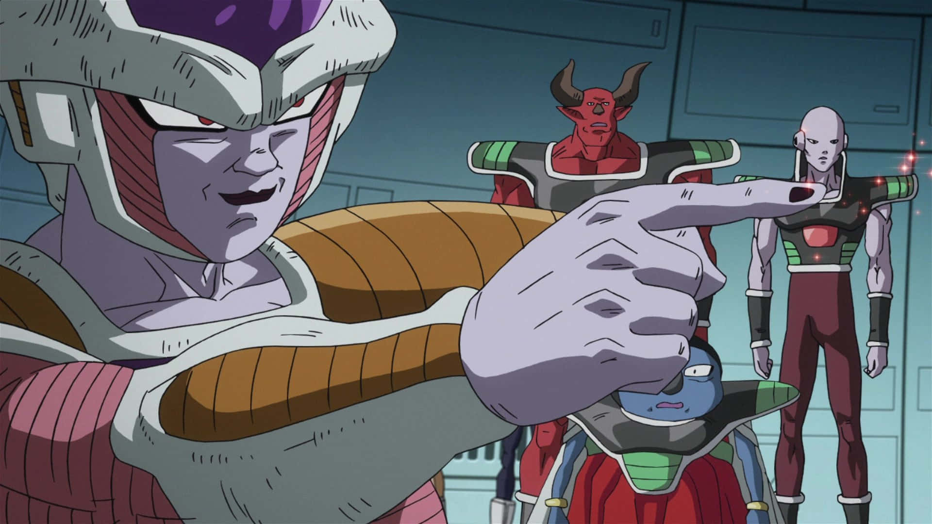 Resurrection F, anime villain, futuristic suit, Full HD Desktop Wallpaper