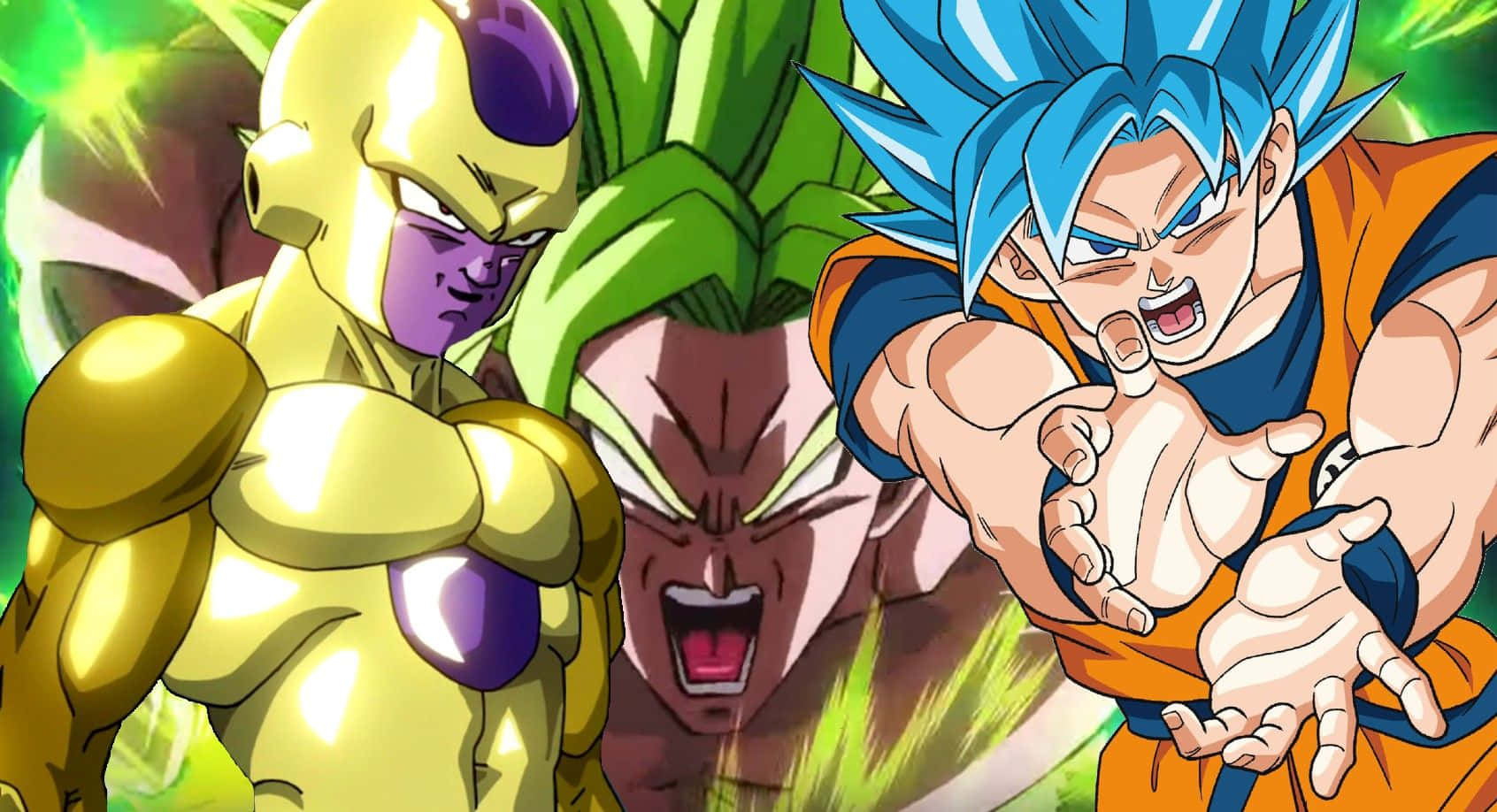 Resurrection F, anime warriors, glowing energy effects, HD Desktop Wallpaper