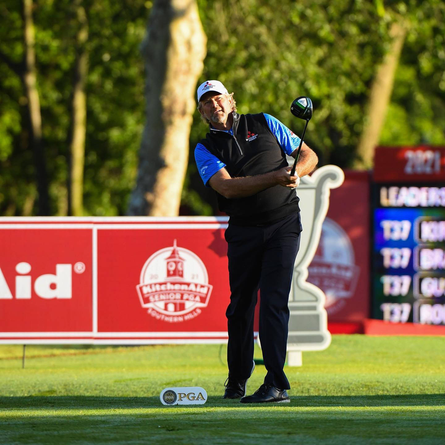 Retief Goosen, vest, sunlit course, HD Desktop Wallpaper
