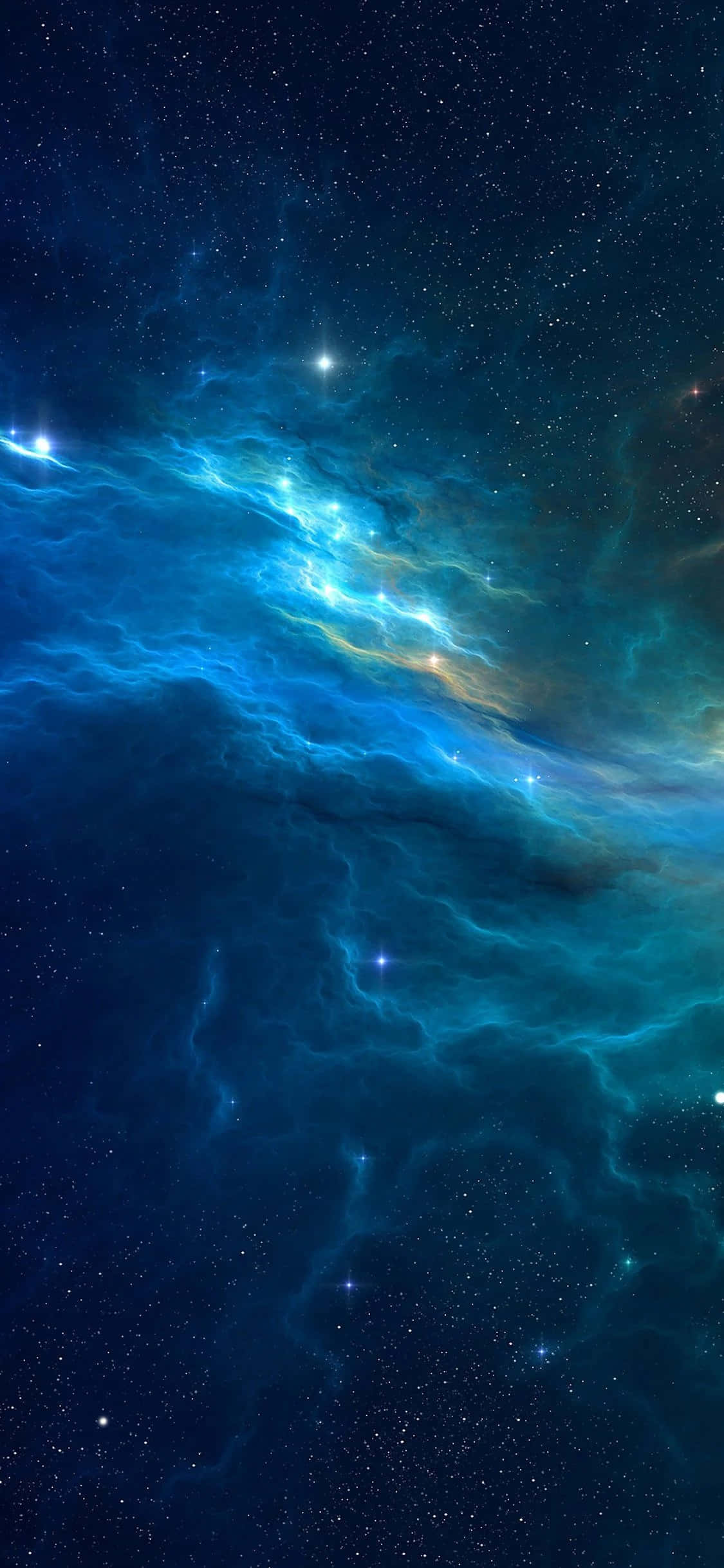 Retina Display, 1125 x 2436, cosmic nebula, Full HD Phone Wallpaper