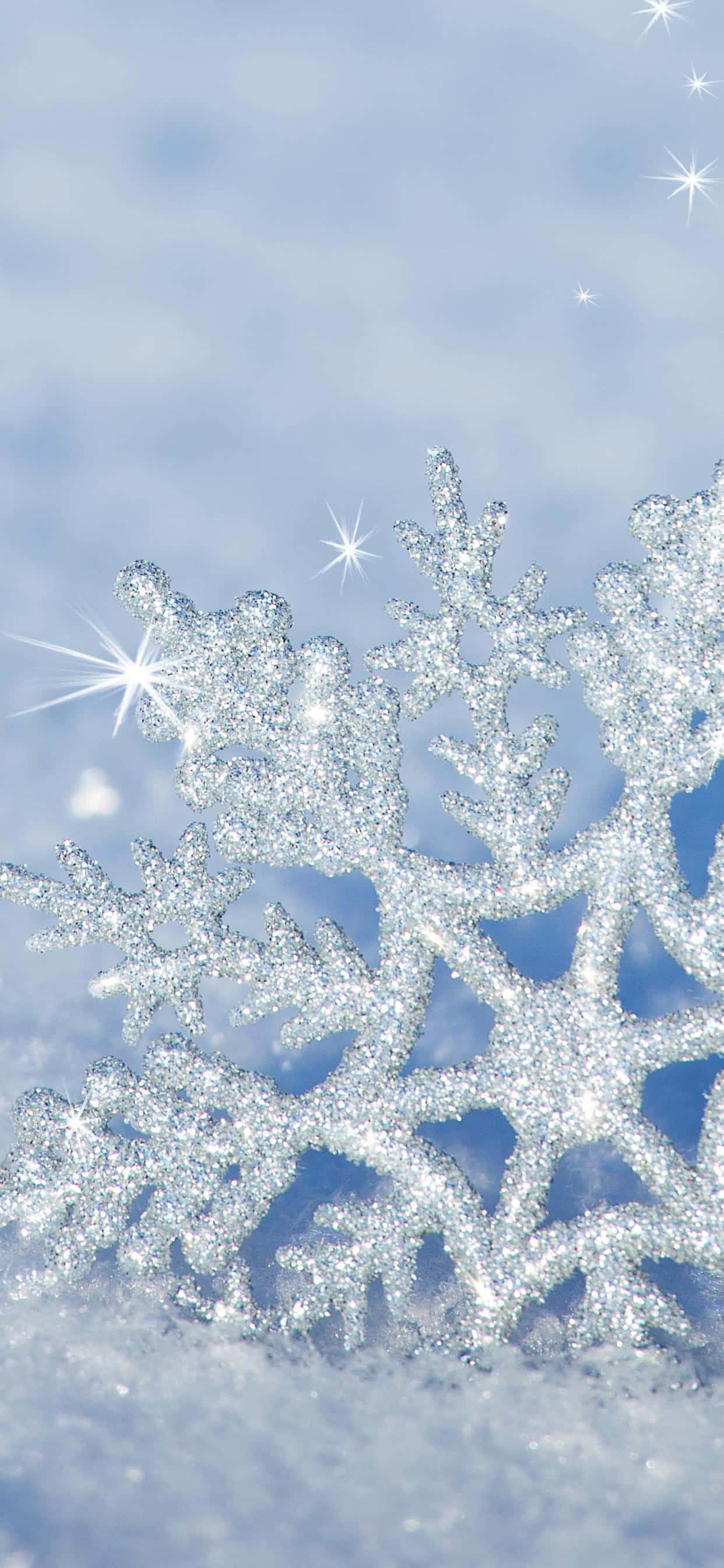Retina Display, 1242 x 2688, snowflake, 2K Phone Wallpaper
