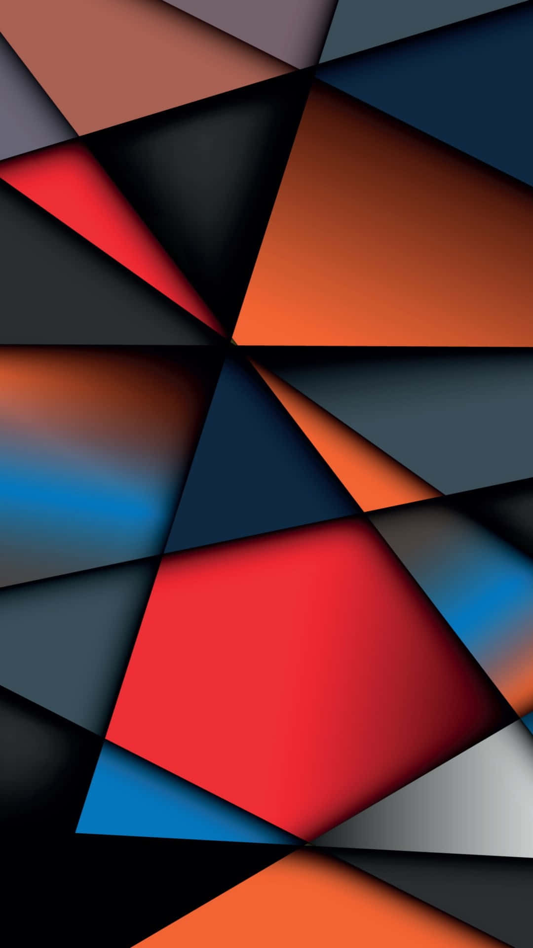 Retina display, 1080 x 1920, red orange blue, Full HD Phone Wallpaper
