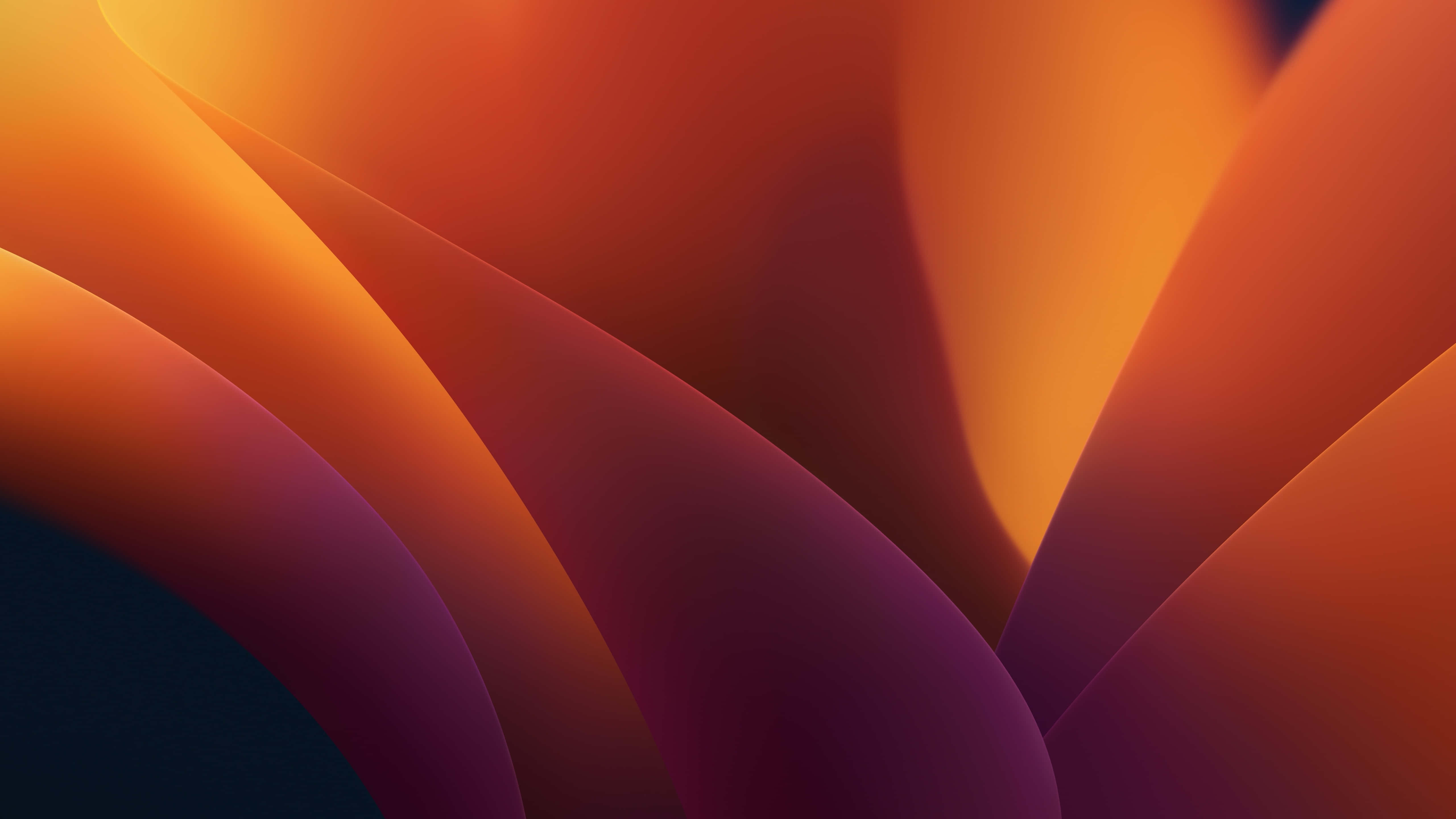 4K Retina Display, orange, purple, 5K Desktop Wallpaper