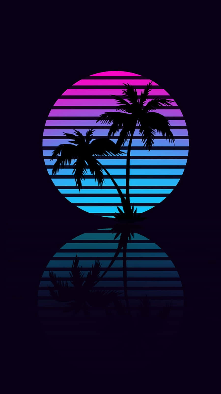 80s vaporwave, neon blue, pink, HD Phone Wallpaper