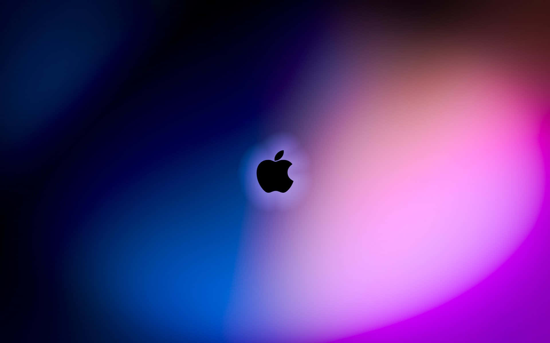 retro Apple logo, Apple logo, black, Full HD Desktop Wallpaper