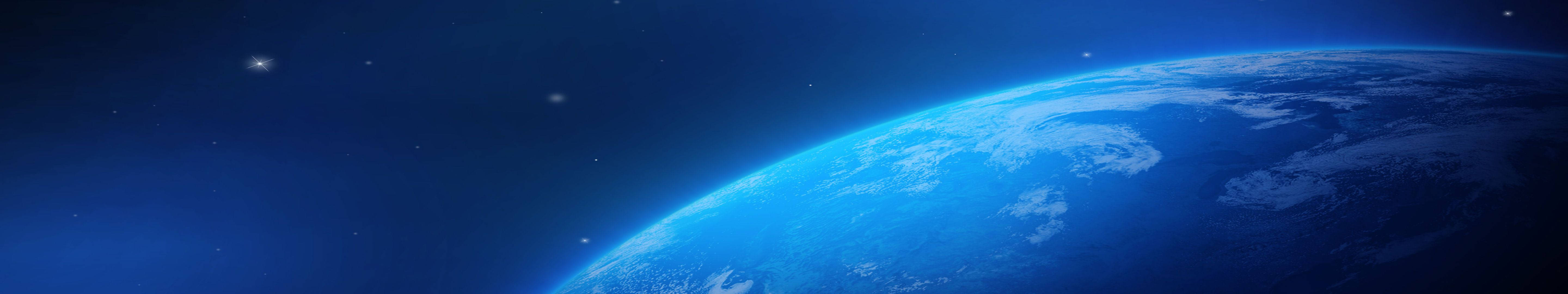 neon blue, earth surface, blue neo-futuristic earth, 5K Desktop Wallpaper