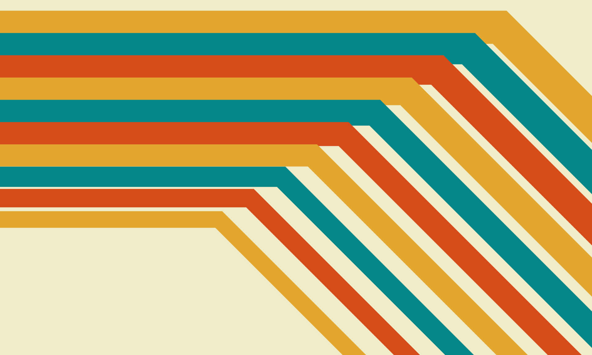teal, orange, cream, Full HD Desktop Wallpaper