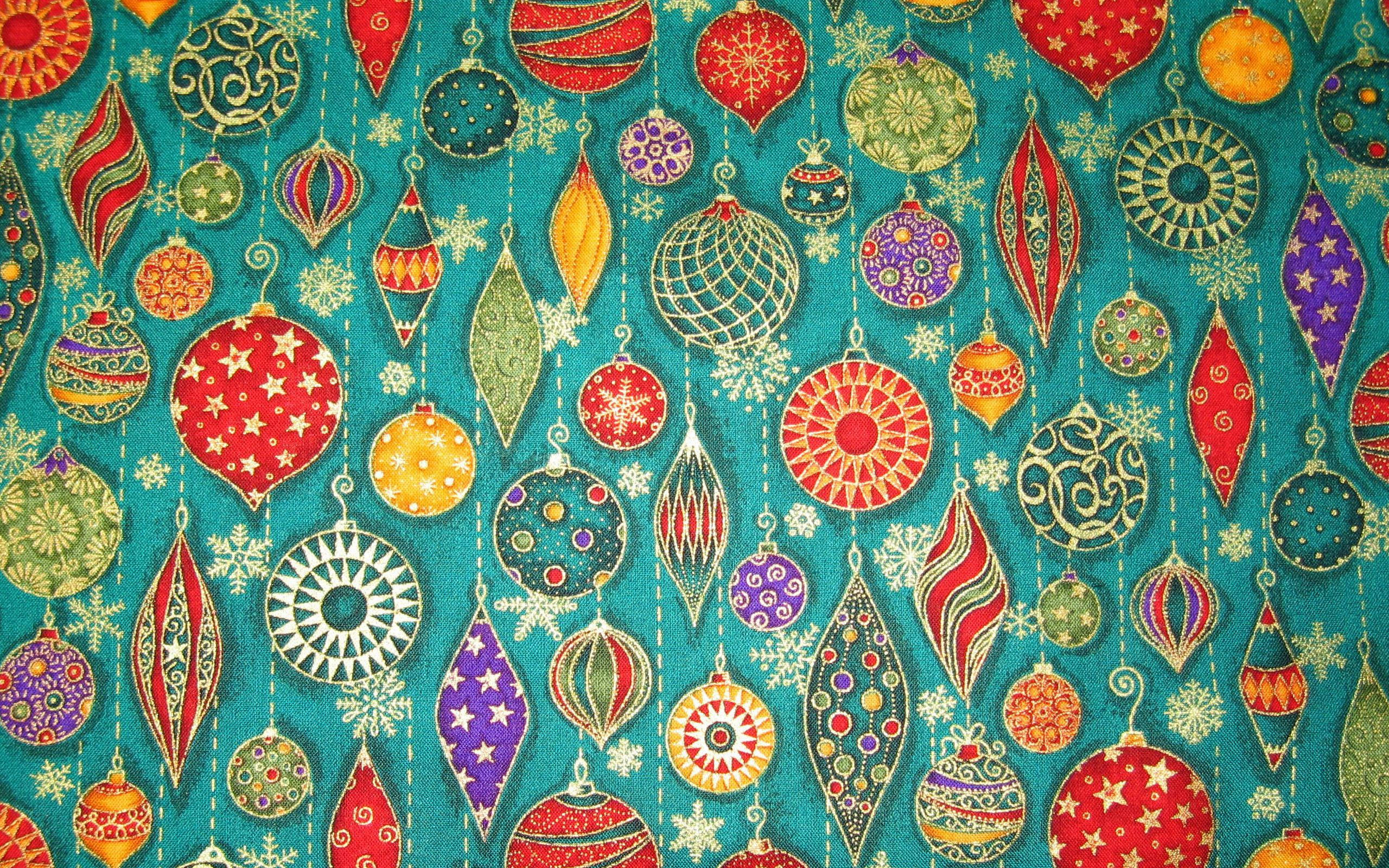 red gold, purple patterns, teal background, 2K Desktop Wallpaper