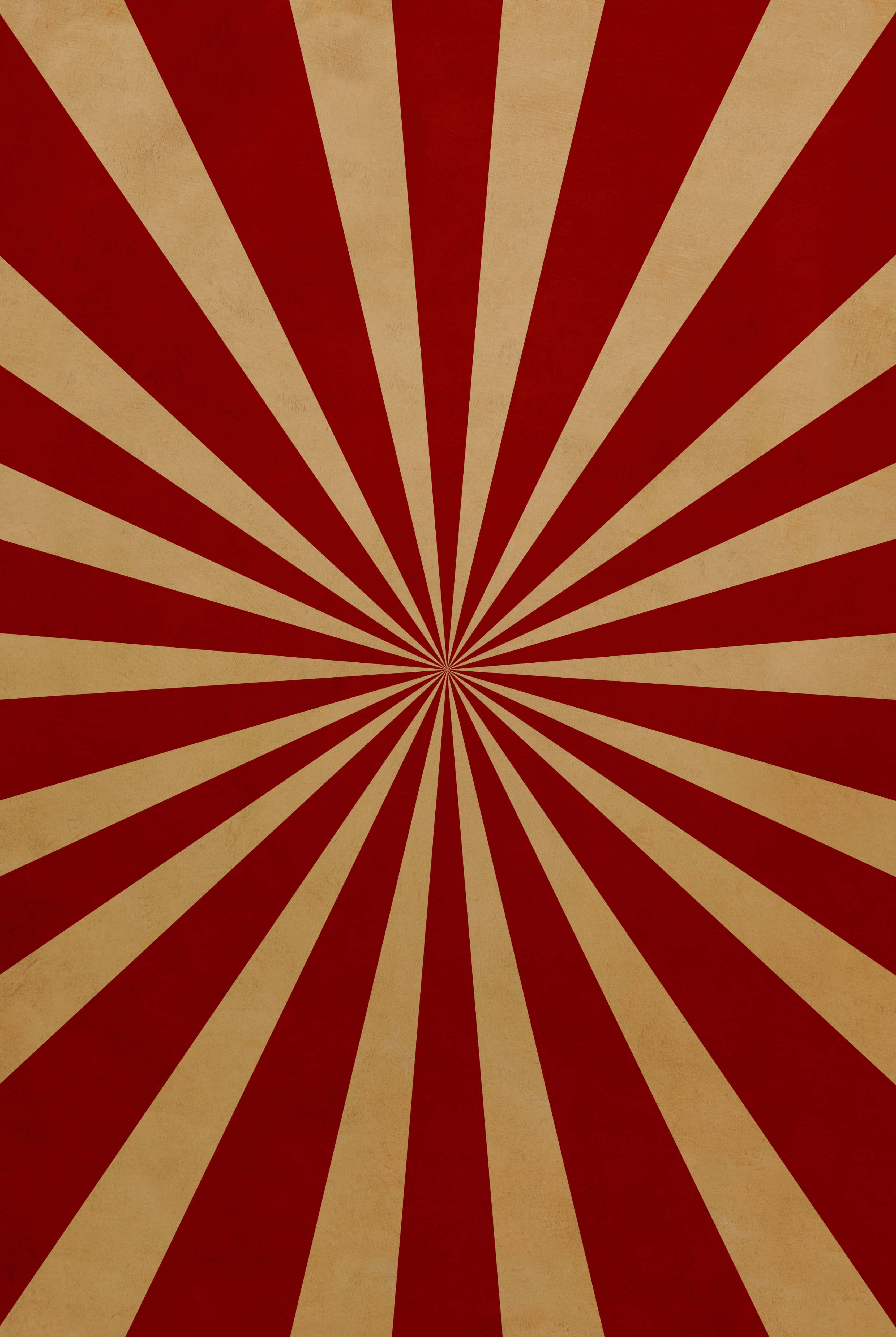 Retro Sunburst Background, vibrant red, beige, 4K Phone Wallpaper
