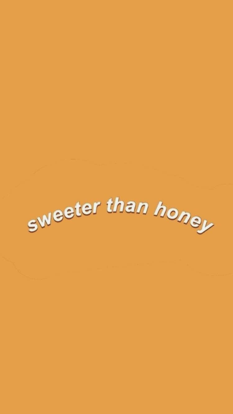 retro yellow, orange background, white curved text, HD Phone Wallpaper
