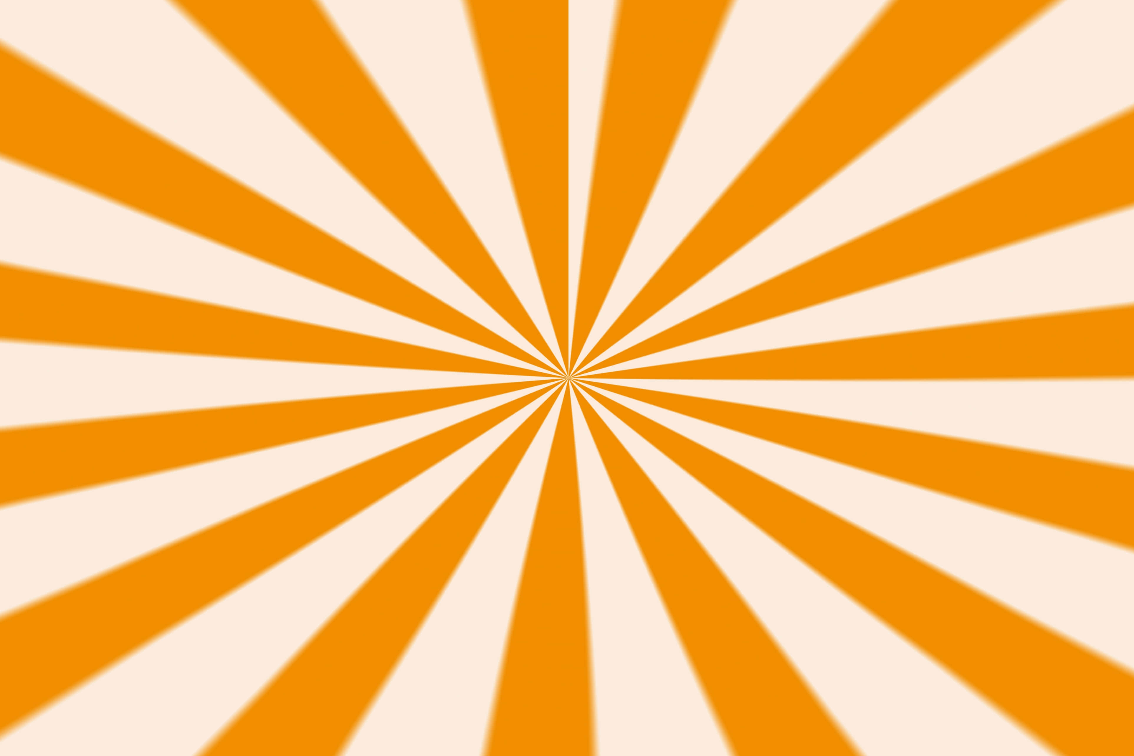 retro orange sunburst pattern, vibrant orange, cream, 4K Desktop Wallpaper