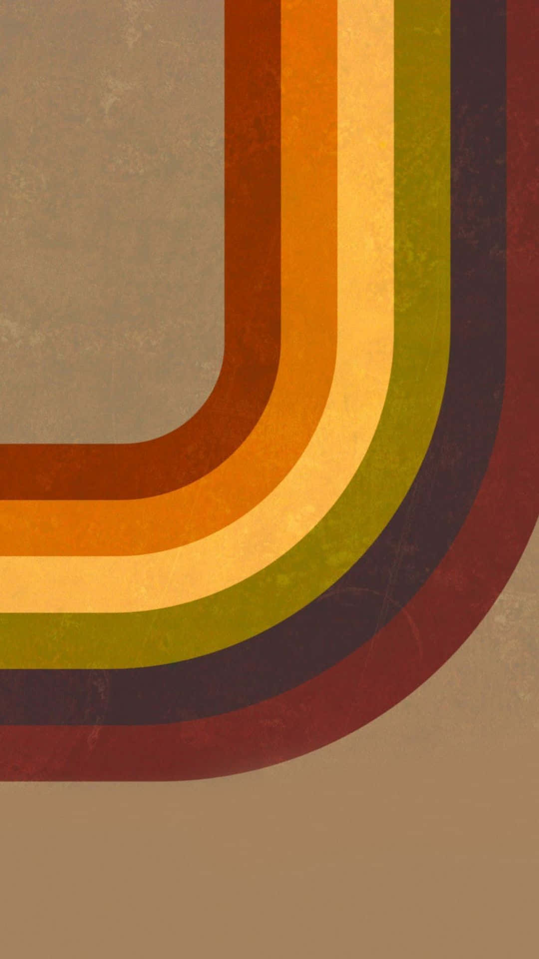 retro iPhone, brown, orange, Full HD Phone Wallpaper
