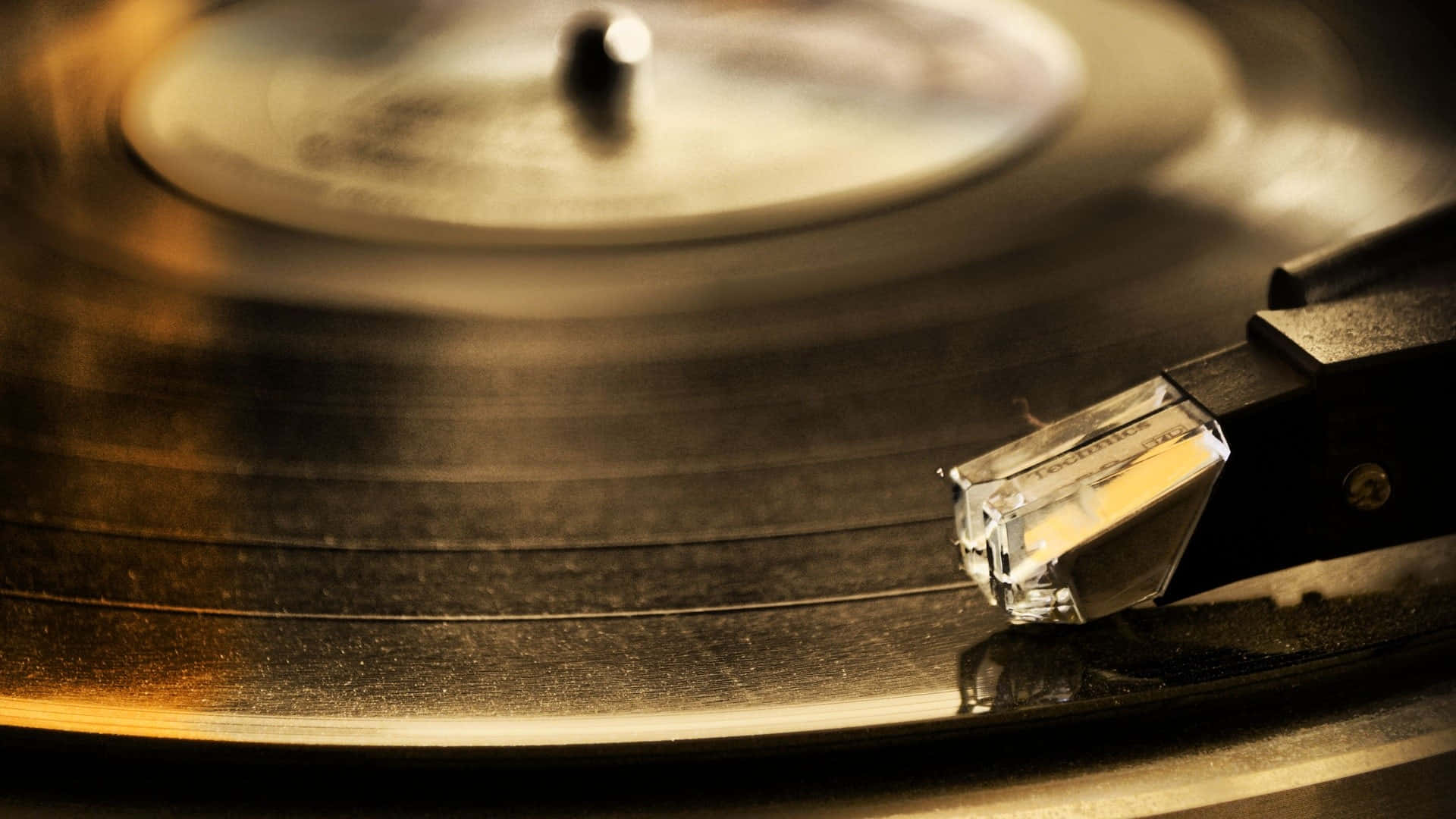 vinyl record, record player needle, spinning vinyl record, Full HD Desktop Wallpaper