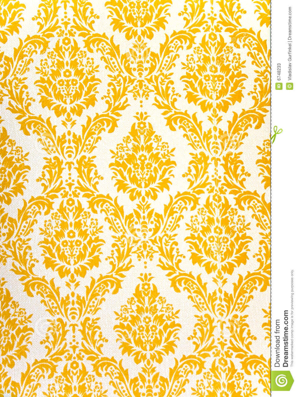 Retro Yellow, damask pattern, cream textured wallpaper, HD Phone Wallpaper
