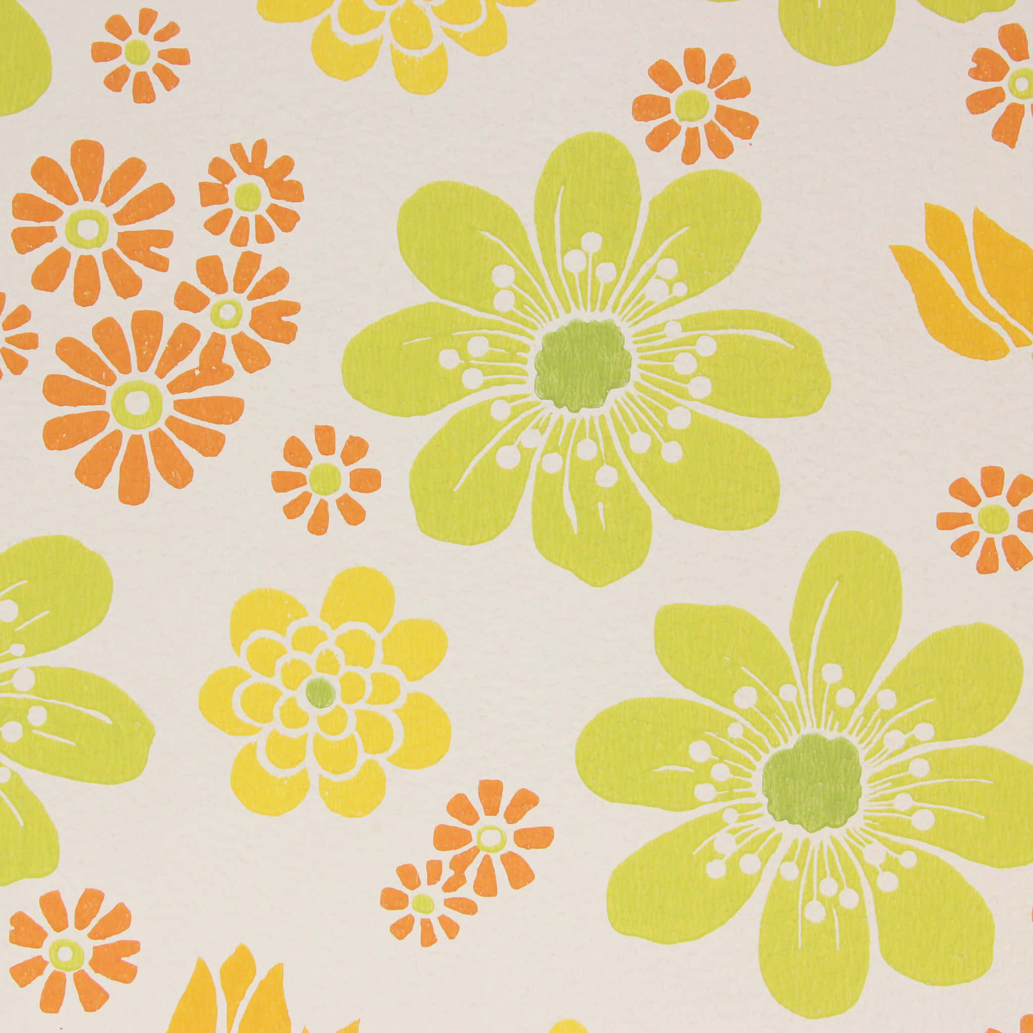 Retro Yellow, lime green, orange, Full HD Desktop Wallpaper