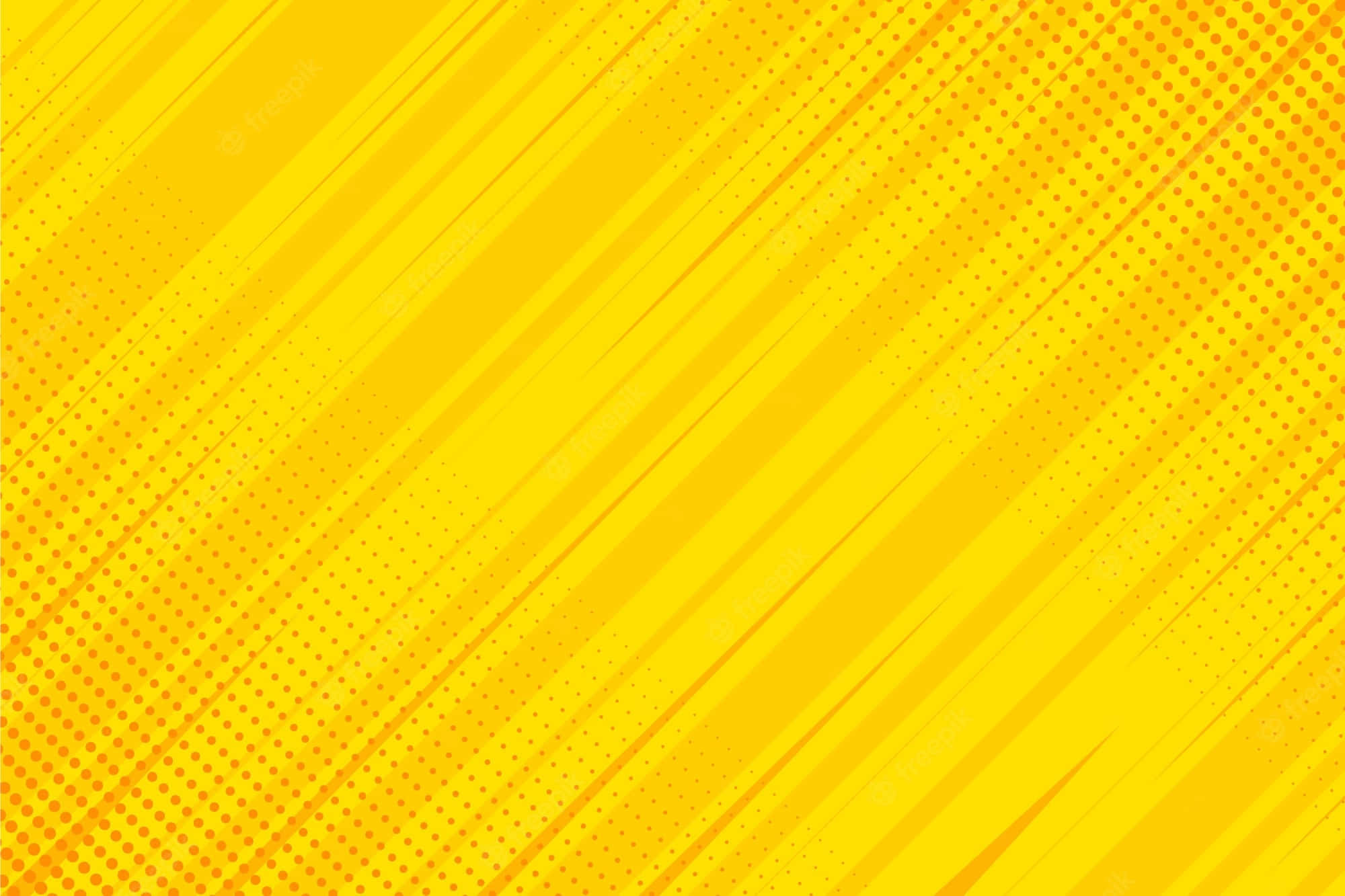 Retro Yellow, vibrant yellow, comic book style, Full HD Desktop Wallpaper