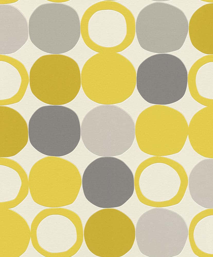 Retro Yellow, yellow, gray, SD Phone Wallpaper