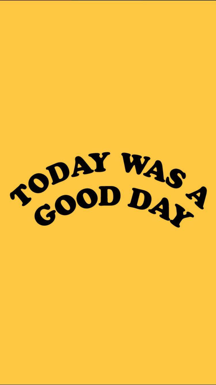 yellow, solid yellow background, bold black text, HD Phone Wallpaper
