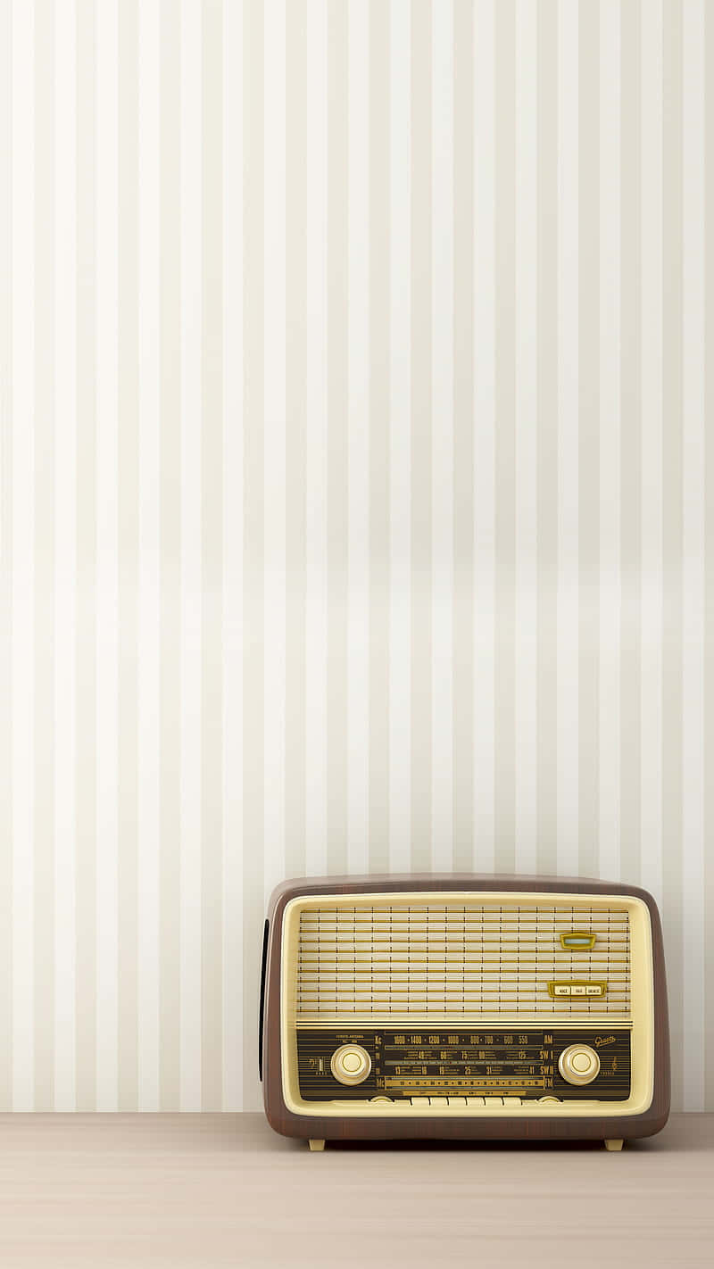 beige, brown, retro radio, HD Phone Wallpaper