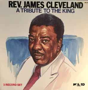 Rev. James Cleveland, white suit, red tie, SD Phone Wallpaper