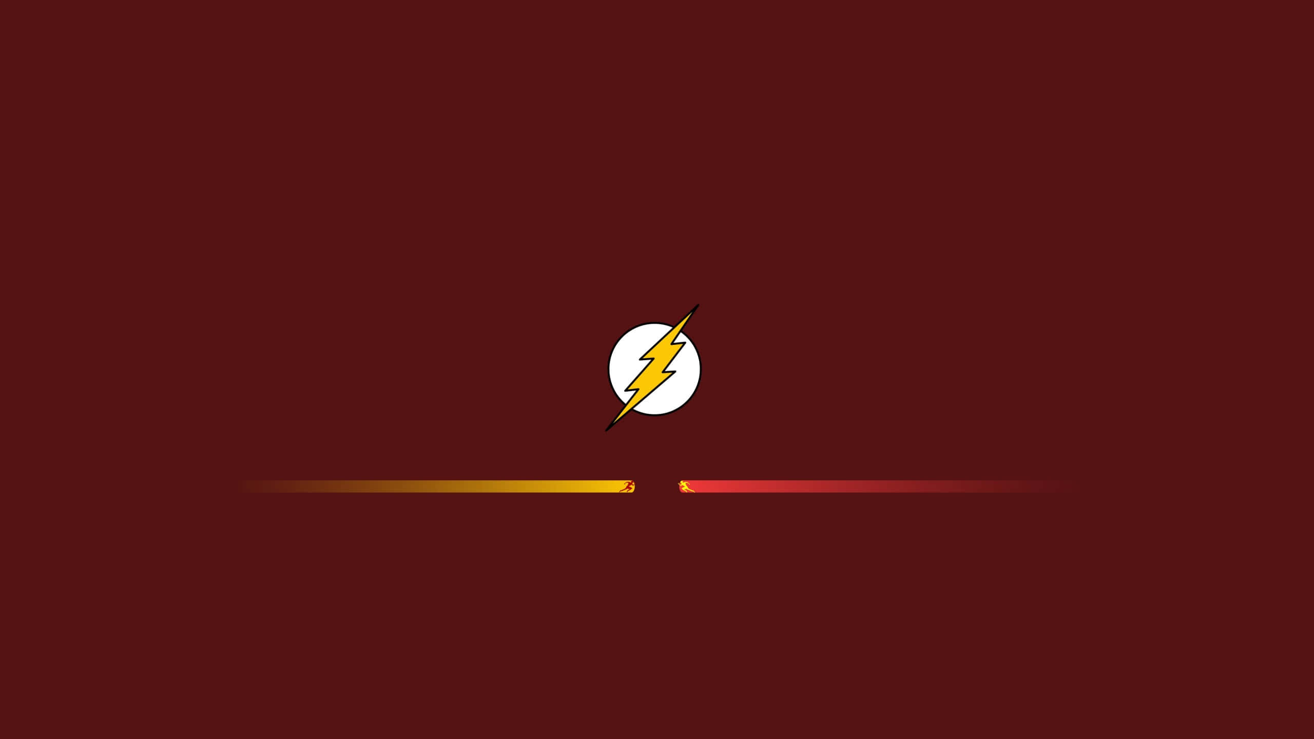 Reverse Flash, Flash logo, dark red, 2K Desktop Wallpaper