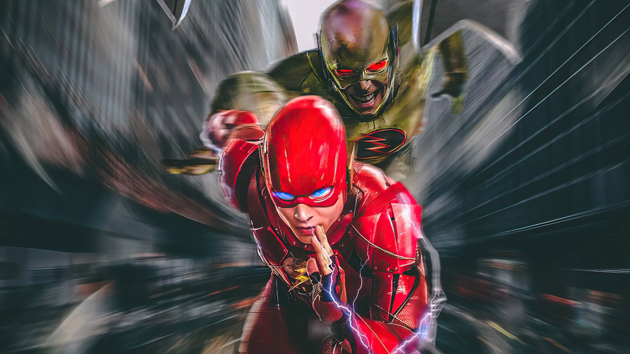 Reverse Flash, The Flash, red suit, Full HD Desktop Wallpaper