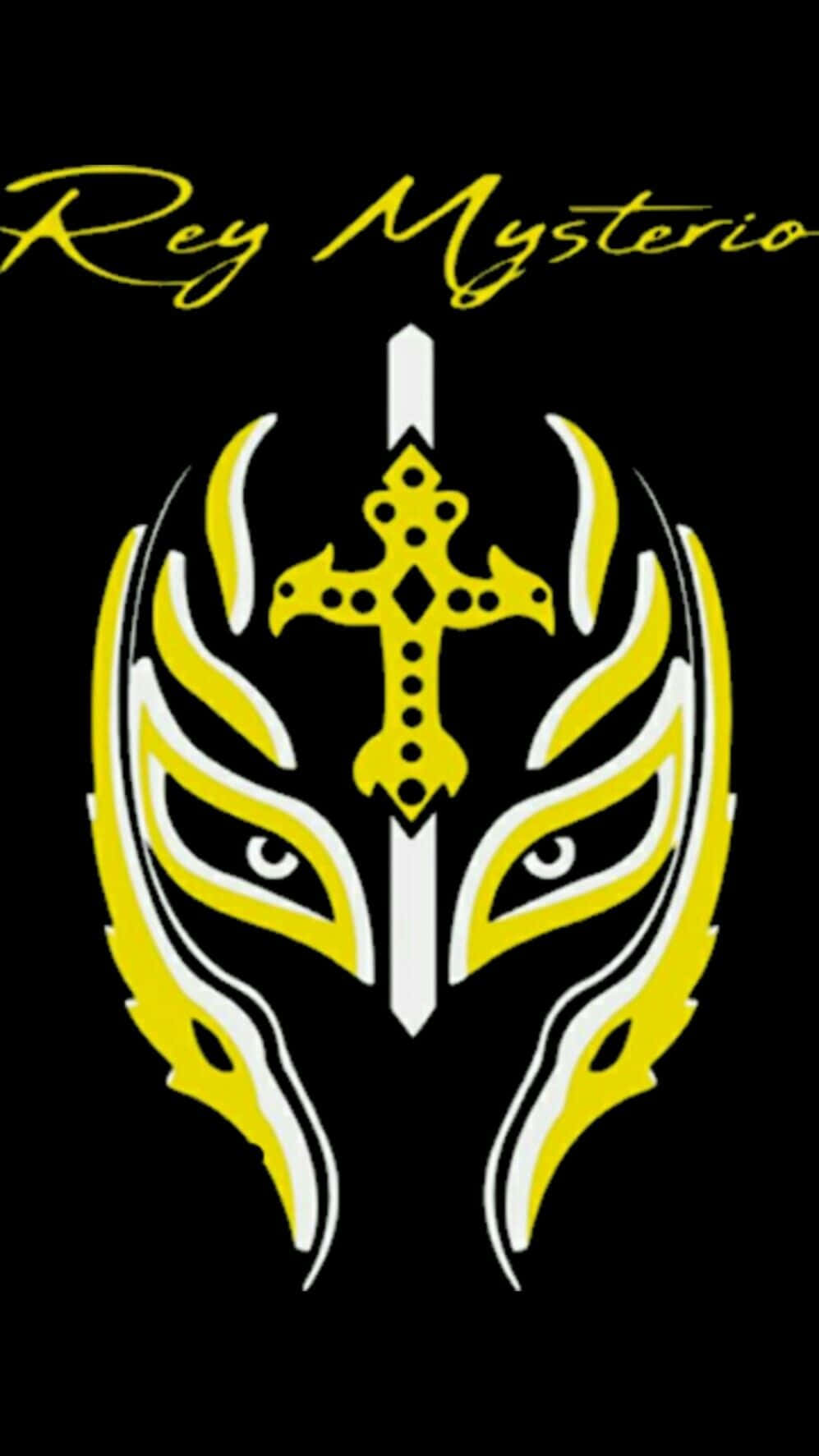 Rey Mysterio, lucha libre mask, cross and sword, HD Phone Wallpaper