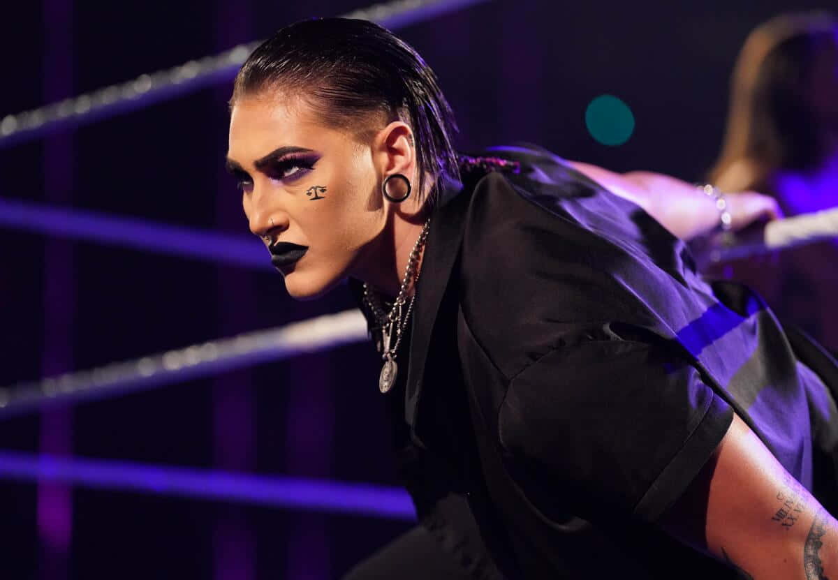 Rhea Ripley, black makeup, tattoos, SD Desktop Wallpaper