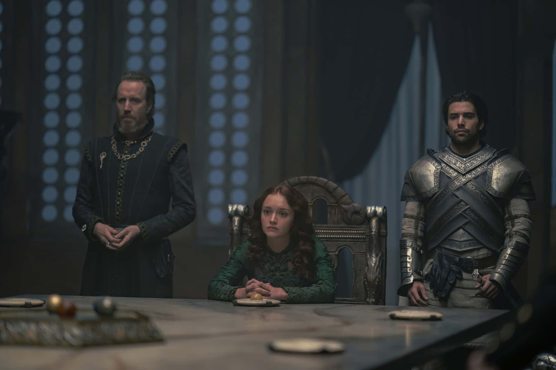Rhys Ifans, throne room, stone table, Full HD Desktop Wallpaper