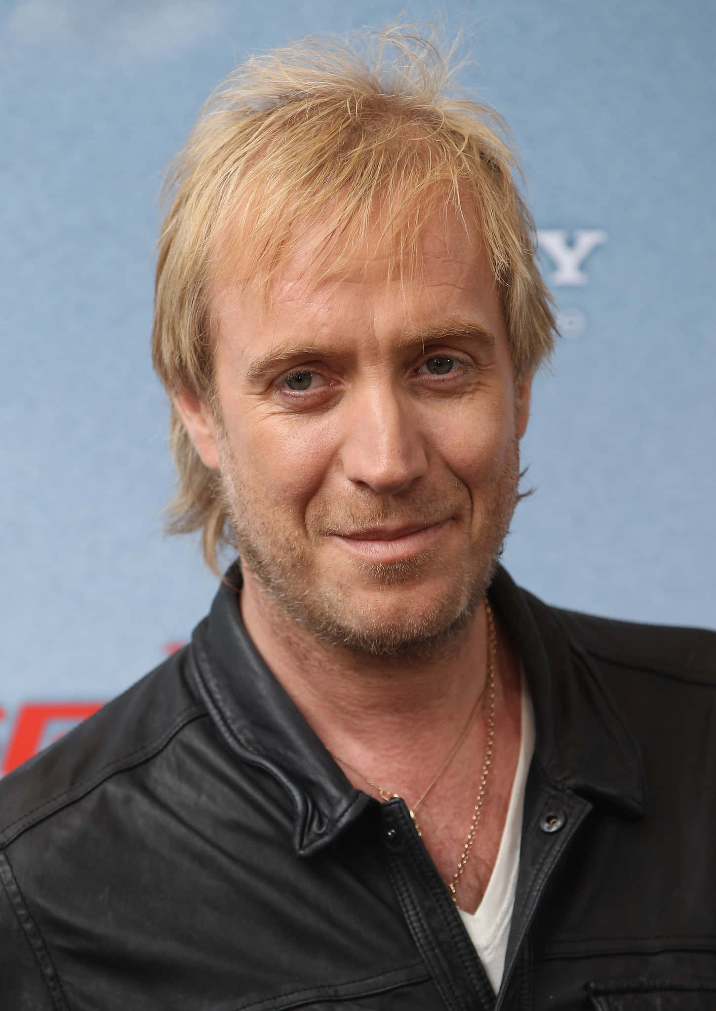 Rhys Ifans, blond hair, slight smile, Full HD Phone Wallpaper