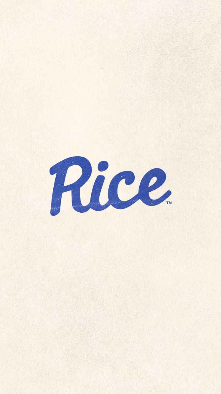 Rice University, blue cursive script, textured cream background, HD Phone Wallpaper
