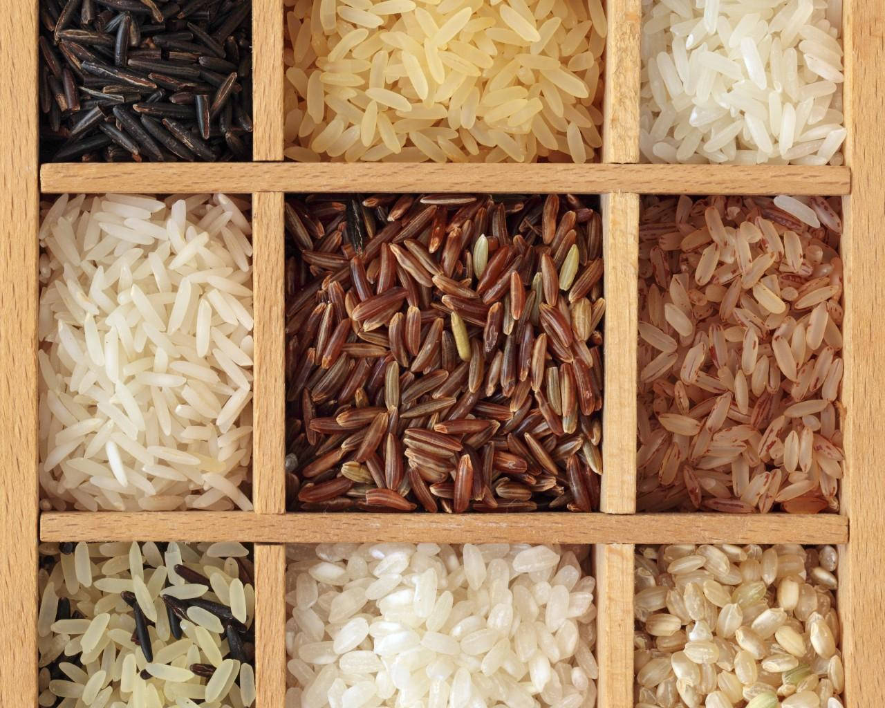 wooden tray, nine compartments, black rice, HD Desktop Wallpaper