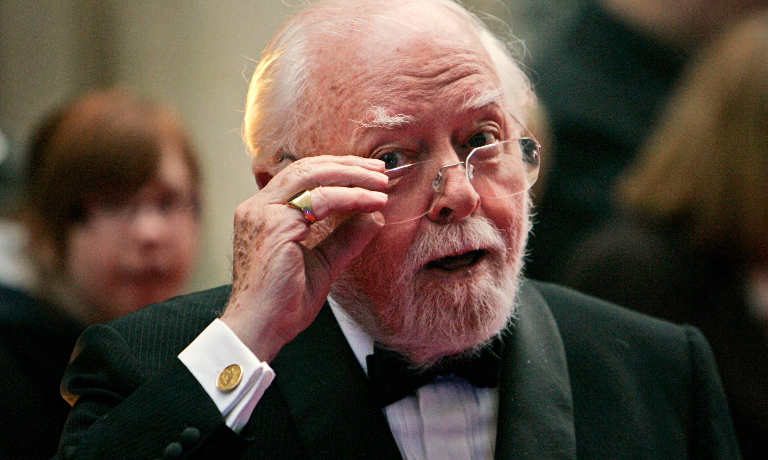 Richard Attenborough, glasses, tuxedo, Full HD Desktop Wallpaper