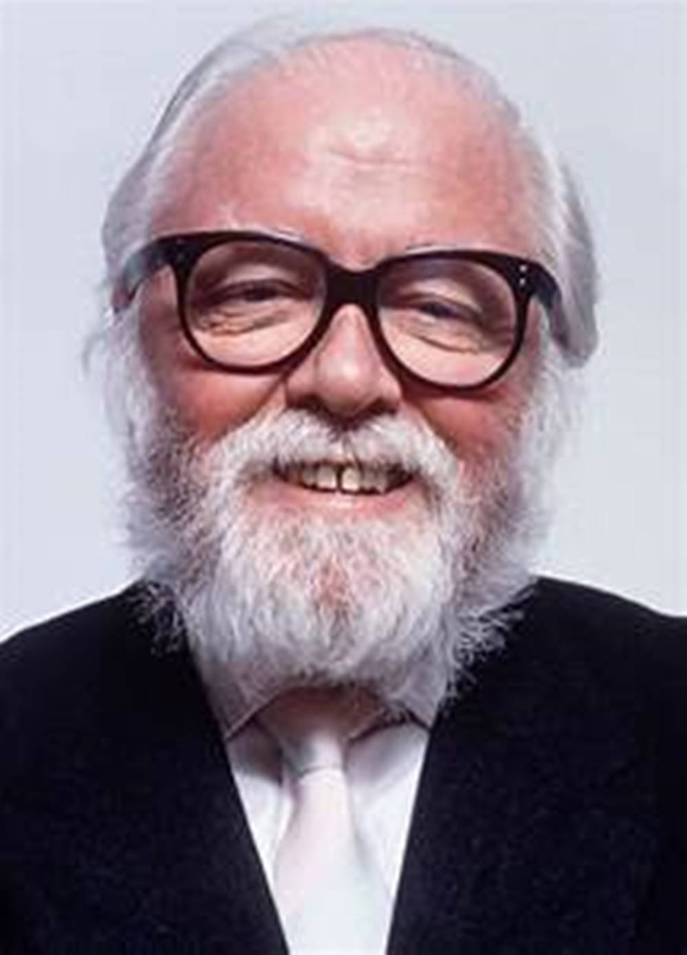 Richard Attenborough, white beard, thick glasses, HD Phone Wallpaper