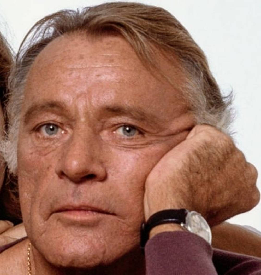 Richard Burton, magazine cover, gray hair, SD Phone Wallpaper
