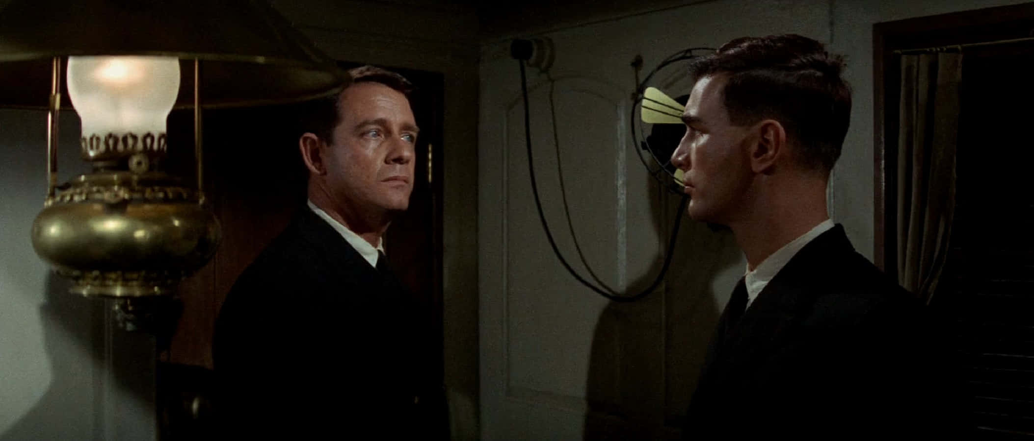 Richard Crenna, suit, dimly lit room, Full HD Desktop Wallpaper