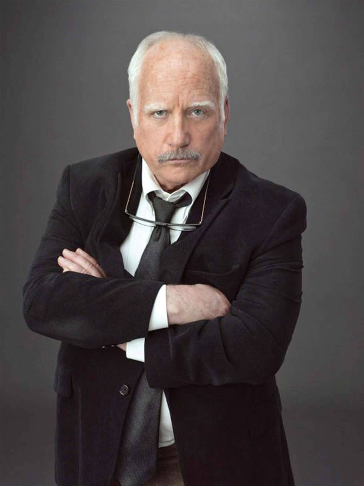 Richard Dreyfuss, white hair, mustache, HD Phone Wallpaper