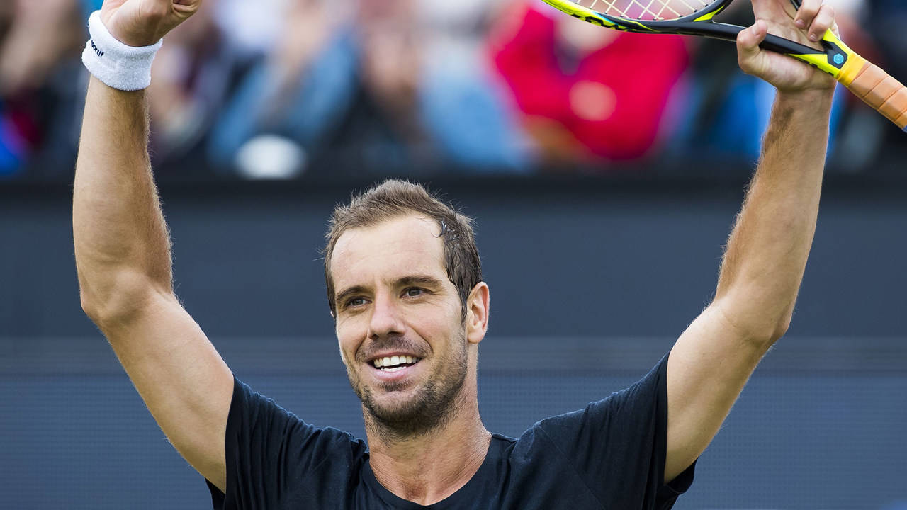 Richard Gasquet, tennis player, racket, HD Desktop Wallpaper