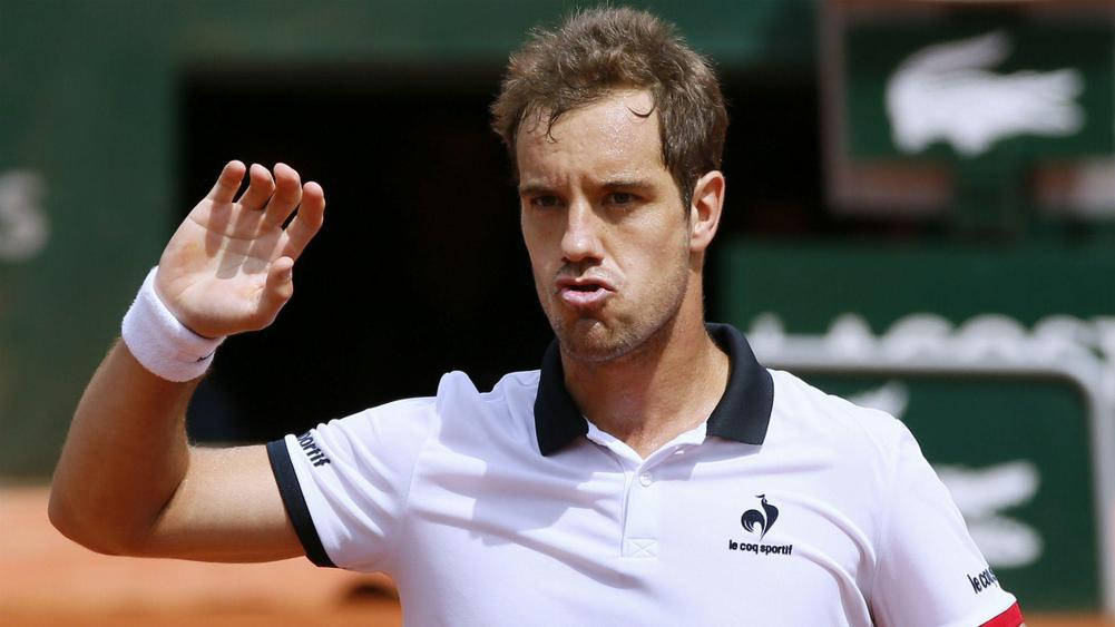 Richard Gasquet, tennis player, clay court, SD Desktop Wallpaper